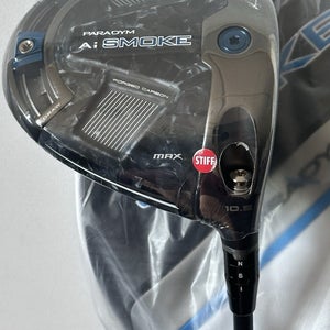 Callaway Paradym Ai Smoke MAX Driver 10.5* Tensei AV 55 Blue Stiff w/ Cover NEW!