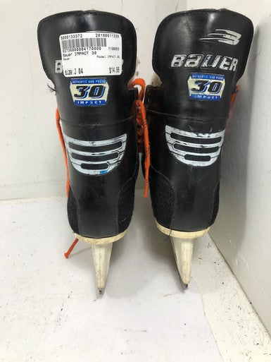 Used Bauer IMPACT 30 Junior 04 Ice Skates / Ice Hockey Skates 11339-S000133372