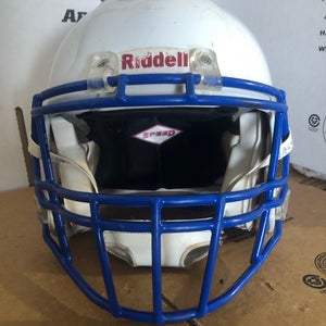 USED RIDDELL SPEED ADULT HELMET - SMALL - METALLIC WHITE