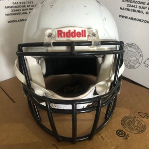USED RIDDELL SPEED ADULT HELMET - MEDIUM - METALLIC WHITE