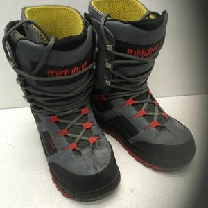 Used ThirtyTwo TARIFF Mens Snowboard Boots Grey And Red Senior 13 11443-S000195263