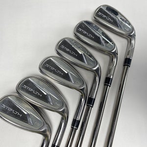 TaylorMade Stealth HD Iron Set 7-PW+AW+SW  Recoil ESX 450 F1 Ladies Graphite RH