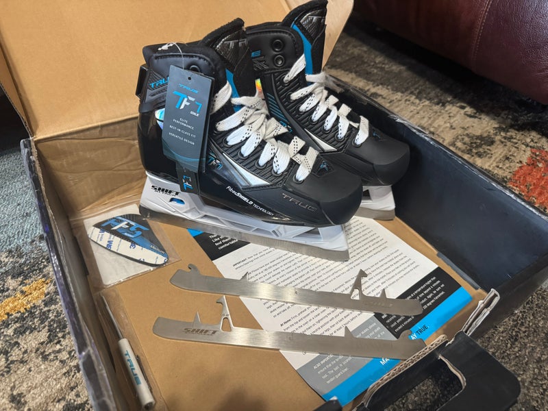 Brand New w/ Tags True Tf7 Hockey Skates (Extra Steel Included!)- Size Junior 3