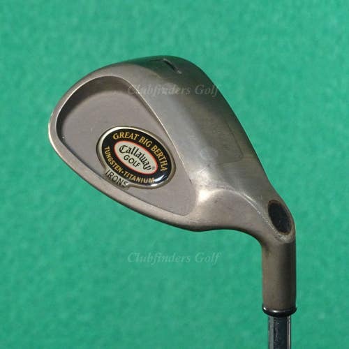 Callaway Great Big Bertha Tungsten Titanium LW Lob Wedge Factory Steel Uniflex