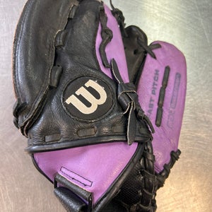 Used Wilson FASTPITCH BB/SB Glove RH Throw Black 11 1/2" 11868-S000063591