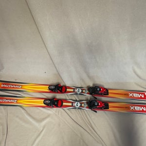 Unisex Racing 140 cm Dynastar Max Team Skis With Bindings (Used)