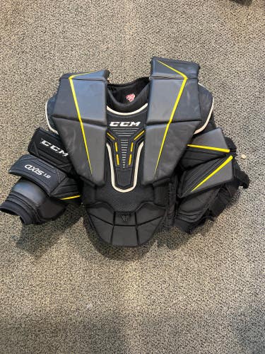 Intermediate Small CCM Axis A1.9 Goalie Chest Protector (Used)