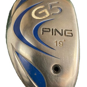 Ping G5 3 Hybrid 19* Black Dot RH Men's Stiff Steel 39" HC Good Mid-Size Grip