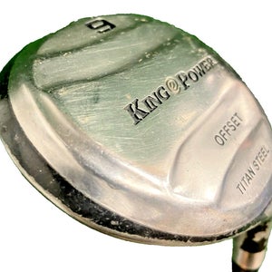 King Power Offset Titan Steel 9 Wood 24* Ladies Graphite 40.5" RH Good Grip