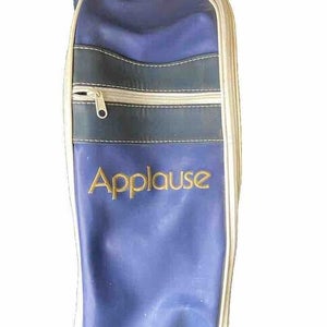 Applause Golf Bag 6-Way 5 Pockets Single Strap Zippers Work Great Retro Piece