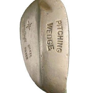 Pitching Wedge Nickel Silver Custom Craft Golf RH Men's Stiff Steel 35" Vintage