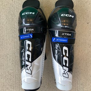 Senior CCM Jetspeed XTRA Pro Shin Pads 15" (Used)