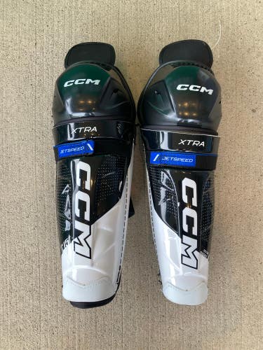 Senior CCM Jetspeed XTRA Pro Shin Pads 15" (Used)
