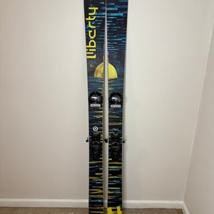 Men's 2017 Liberty 182 cm Powder Helix Skis With Bindings (Used)
