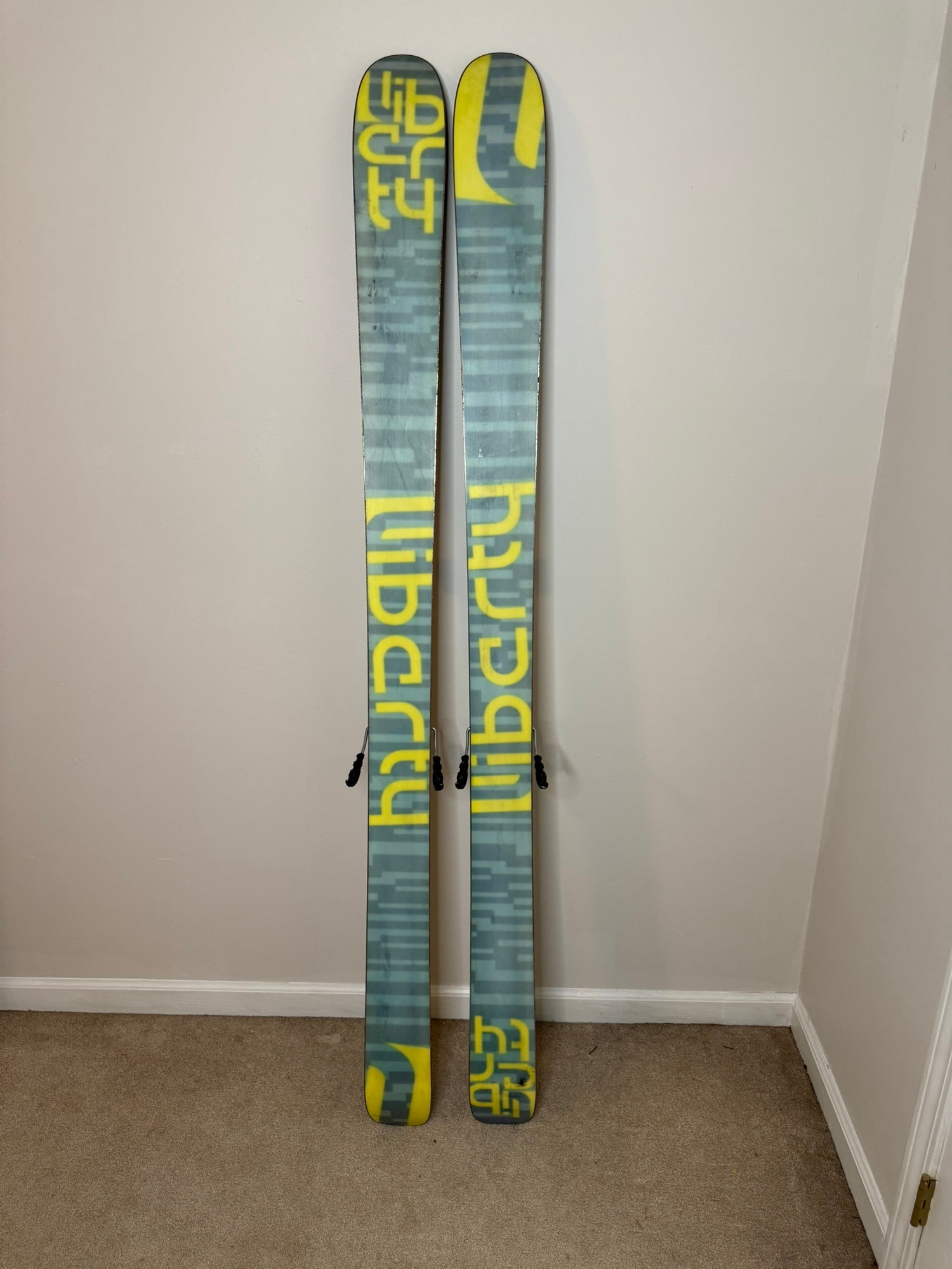 Men's 2017 Liberty 182 cm Powder Helix Skis With Bindings (Used
