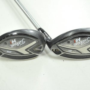 Titleist 818 H1 21*, 25* Hybrid Set Regular Flex RH Diamana S+ Graphite # 193588