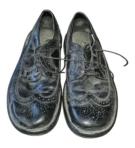 Men's 10 - Dr. Martens Work Berkshire 5-Eye Brogue Industrial Black Shoe 2013-14