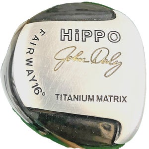 Hippo John Daly Ti 3 Wood 16* RH Men's Regular Flex Graphite 43" HC Factory Grip