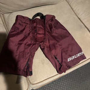 Maroon Bauer S21 Hockey Pants shells ( Medium)