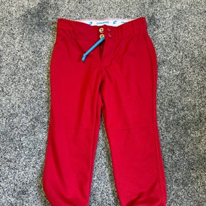 Red Kid's Youth Small Champion Game Pants (Used)