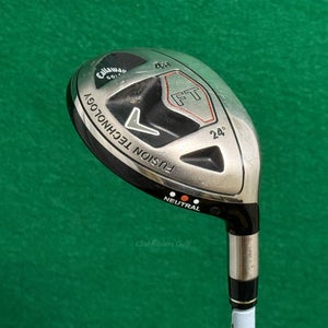 Callaway FT 2008 Neutral 24 4 Hybrid Fujikura Fit-On M Hybrid Graphite Stiff