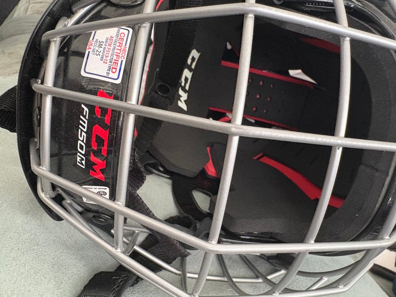 Ccm50 Mask Medium CCM FM50 Helmet (Used) | SidelineSwap | Buy and Sell on SidelineSwap
