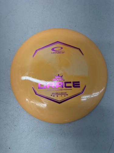 New Latitude 64 ROYAL GRAND GRACE Disc Golf Driver Orange 169g 11835-S000195681