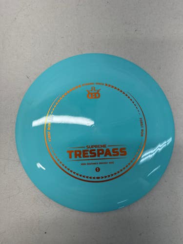 New Dynamic Discs FR SUPREME TRESPASS Disc Golf Driver Carolina Blue 172g 11835-S000195659