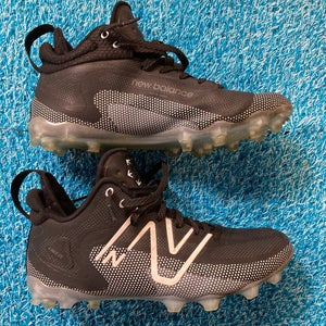 Black Men's Size 9.5 New Balance Freeze 4.0 High Top Cleats (Used)