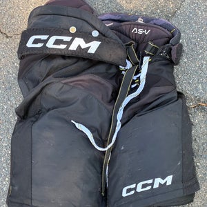 Black Senior Medium CCM Tacks AS-V Hockey Pants
