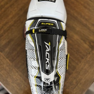 Senior CCM Super Tacks 13" Single Right Shin Pad  (Used)