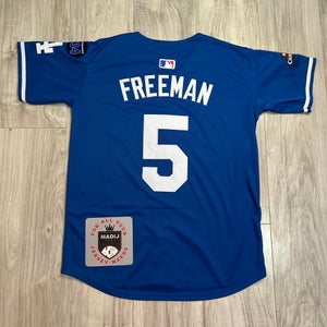 La Dodgers BLUE Jersey FREEMAN WS Champions