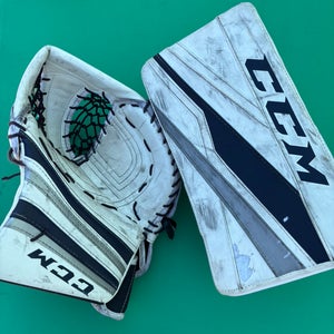 Intermediate CCM E3.9 Goalie Blocker w/ Premier R1.9 Glove
