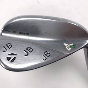 TaylorMade Milled Grind 4 Chrome Wedge 52* 9 KBS Hi-Rev 2.0 Wedge Steel Mens RH
