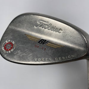 Titleist Vokey Spin Milled Chrome 2009 Wedge 54* 11 Bounce Wedge Steel Mens RH
