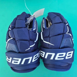 Blue Senior Bauer Supreme Ultrasonic Gloves 13"