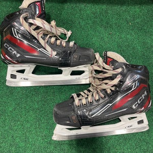 Senior CCM Extreme Flex E6.9 Hockey Goalie Skates (Regular) | Size 8.5 (Used)