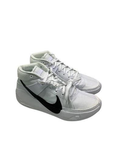 Used Nike Basketball Shoes M White And Black Senior 9 11347-S000249940