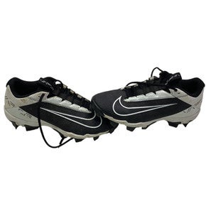 Used Nike VAPOR EDGE SHARK 2 Adult FB Cleats Black And White Senior 6.5 11347-S000249924