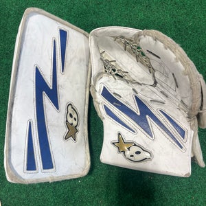 Blue & White Youth Brian's NetZero 2 Goalie Glove & Blocker Set Regular (Used)