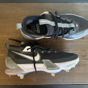 Black Men's Size M 11.5 (W 12.5) Adult Nike Force Zoom Trout 9 Elite Metal (Used)