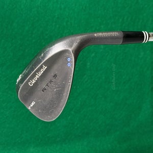 Cleveland RTX-3 V-MG Black Satin 52-10 52 Gap Wedge Stepped Steel Wedge Flex
