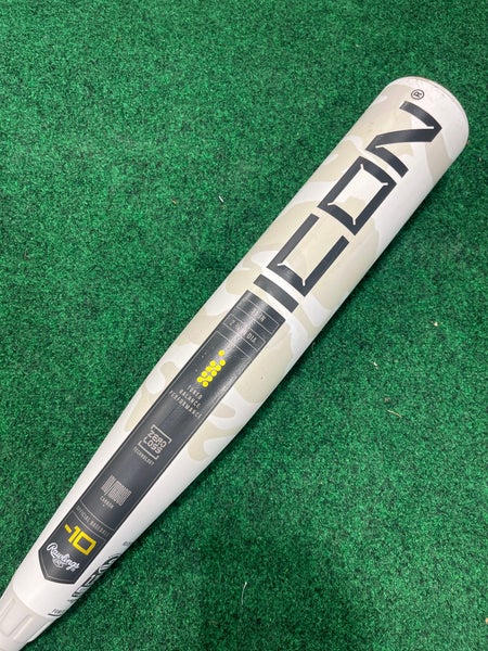 2025 Rawlings Icon Composite Bat USSSA Certified (-10) Composite 21 oz 31" (Used)