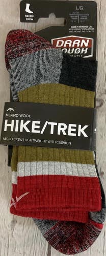 Darn Tough Merino Wool Hike Trek Micro Crew Sock All Day Comfort Wicking Cushion