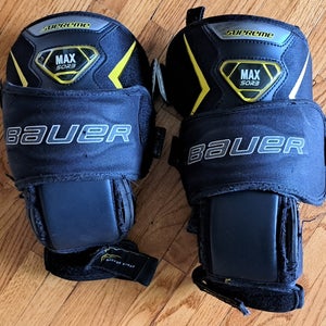 Bauer Supreme MAX SOR3 senior hockey goalie knee pads used
