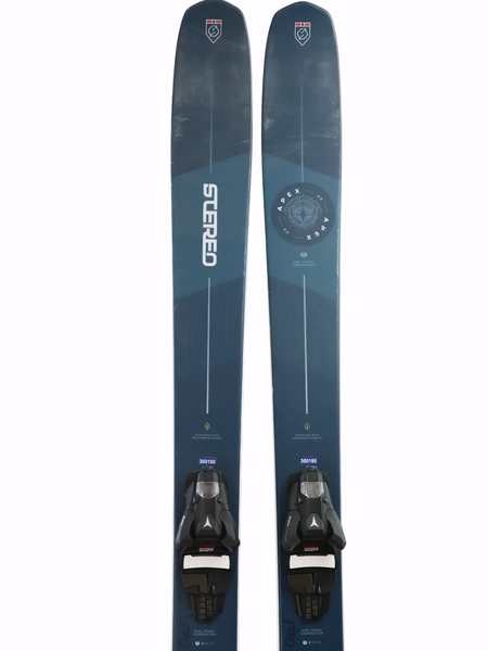 Stereo Apex V3 Used 2024 Skis (170cm) with Salomon Strive 13 Bindings