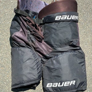 Black Senior Medium Bauer  x Hockey Pants