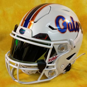 Florida Gators custom fullsize Riddell Speed Flex football helmet pearl white
