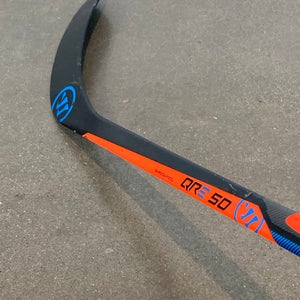 Used Intermediate Warrior Covert QRE 50 Left Handed Hockey Stick W88