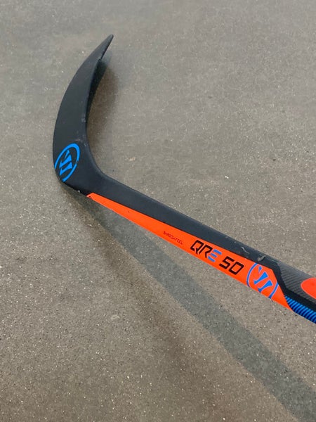 Used Intermediate Warrior Covert QRE 50 Left Handed Hockey Stick W88